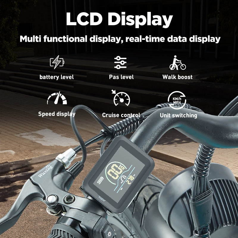 (Pre-sale) BURCHDA-AZ26-26 inch snow e-bike 3.0 tires