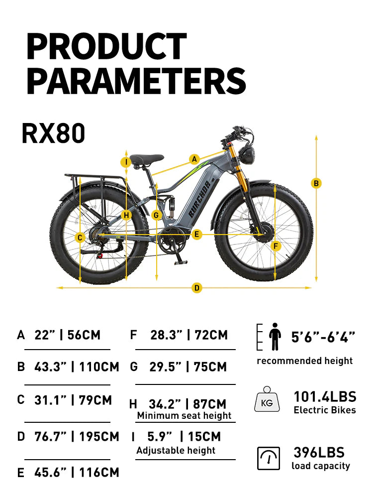 Burchda RX80 Dual Motor(2025 Upgraded)