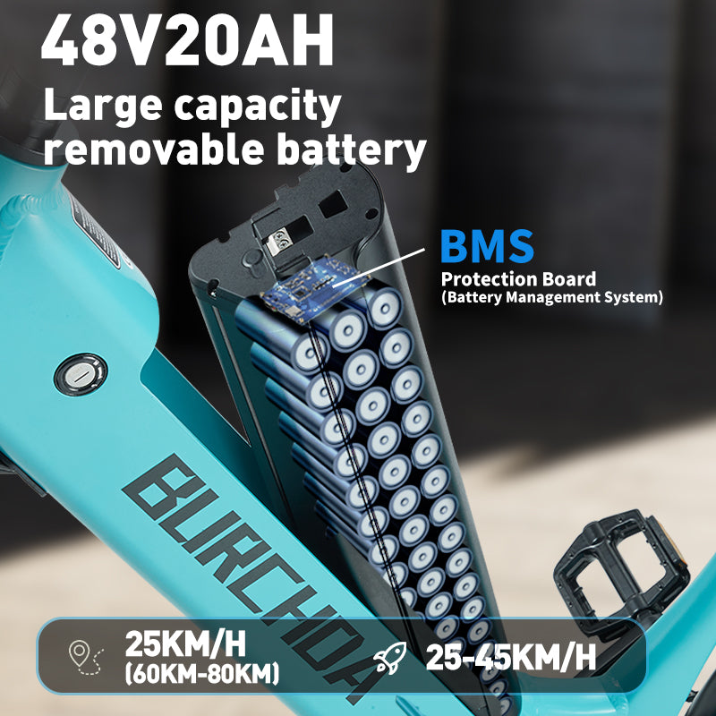 (Pre-sale) BURCHDA-AZ26-26 inch snow e-bike 3.0 tires