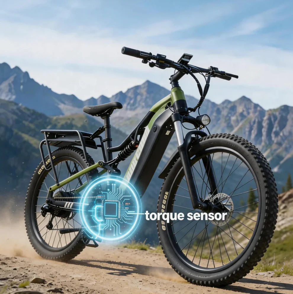 Burchda B27 48V 20Ah Electric Bike (2026 New Torque Sensor)