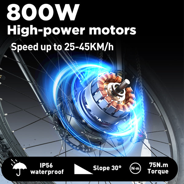 (Pre-sale) BURCHDA-RX60-27.5 inch mountain E-bike 2.8 tires