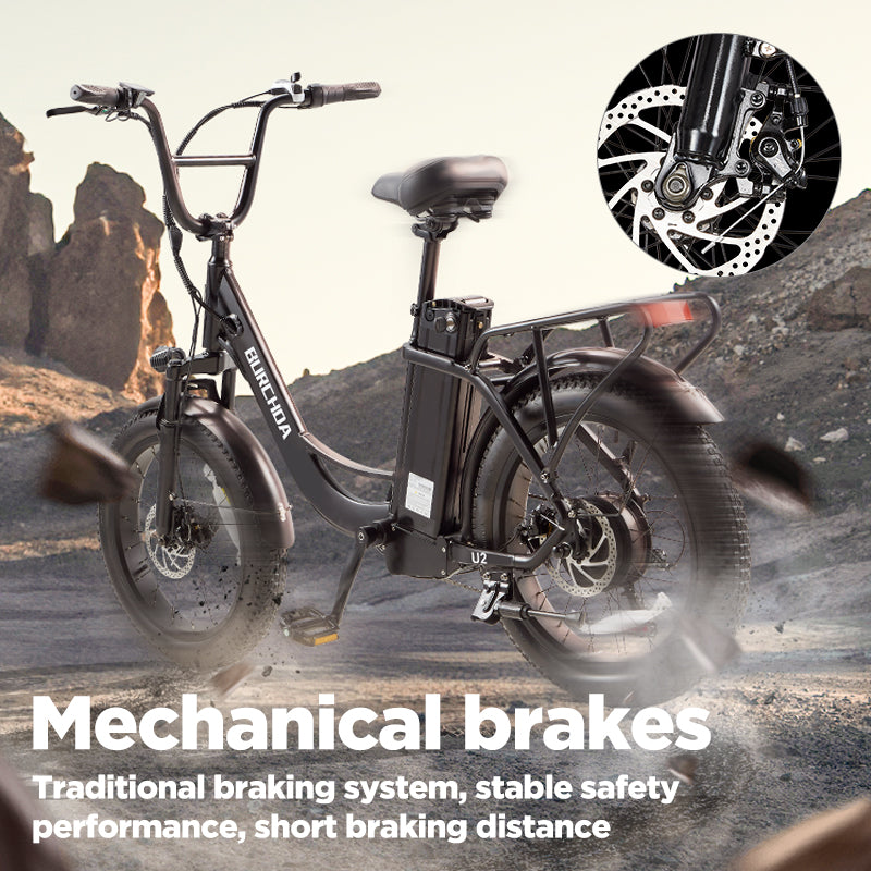 (Pre-sale) BURCHDA-U2-20 inch snow electric bike 3.0