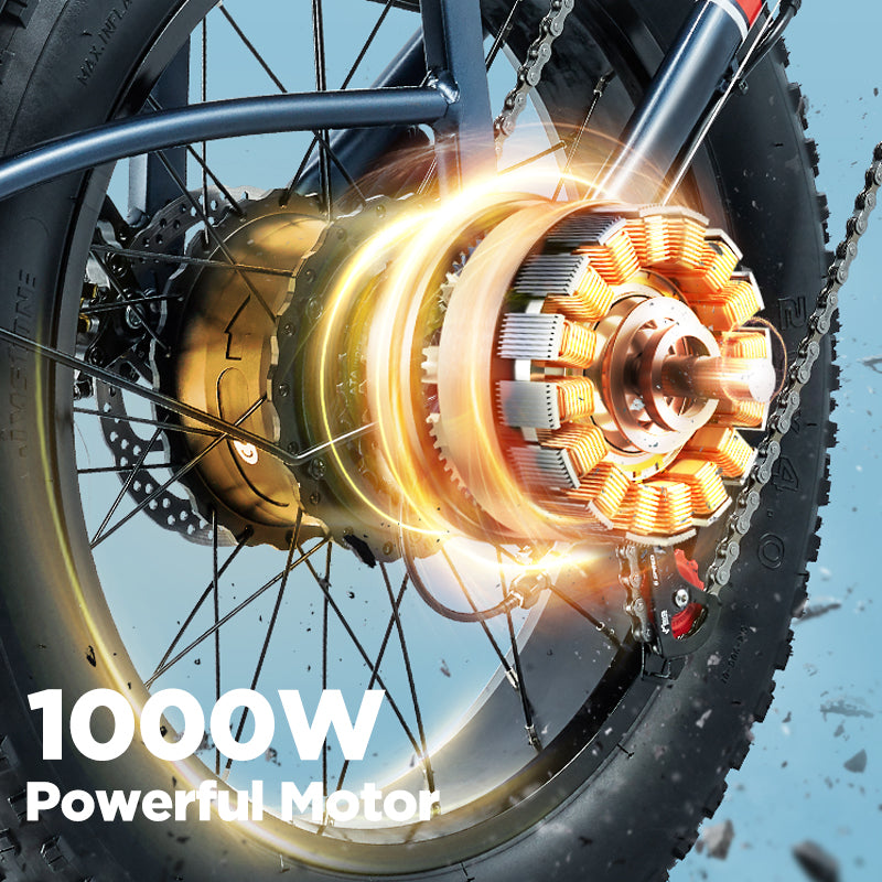 (Pre-sale) BURCHDA-U8-20 inch snow electric bike